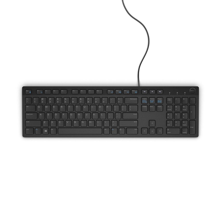 Bàn phím có dây Dell KB216B (USB/Đen)