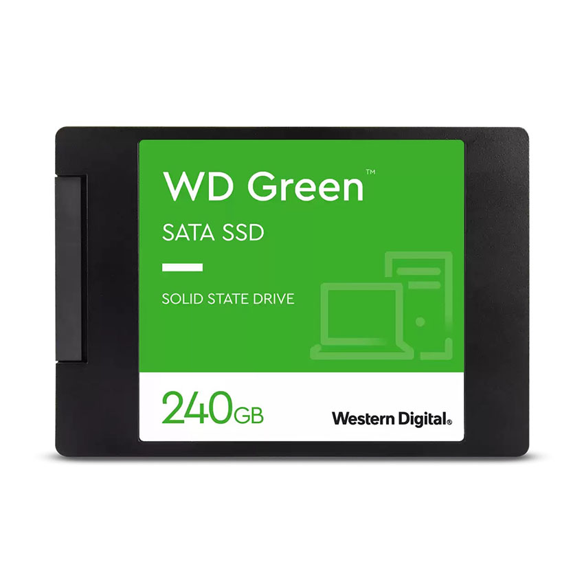 Ổ Cứng SSD WD Green 240GB 2.5 inch SATA III (Đọc 545MB/s - Ghi 465MB/s) - (WDS240G3G0A)