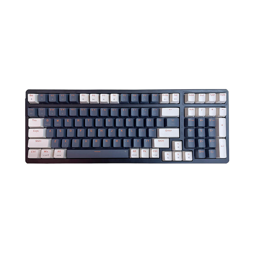 Bàn phím cơ có dây Gaming Newmen GM328 Grey-White Blue Switch