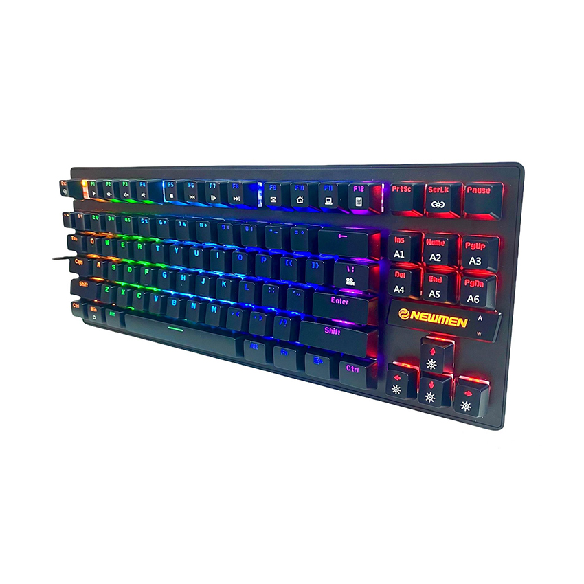 Bàn phím cơ có dây Gaming Newmen GE87 Red Switch