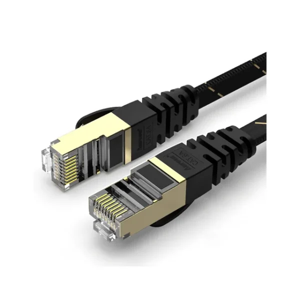 Cáp mạng CAT6A đầu đúc AMPCOM AMCAT6ABK1810 (10m/dẹt)
