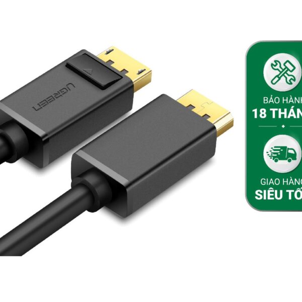 Cáp DP DisplayPort 2 đầu đực UGREEN DP102