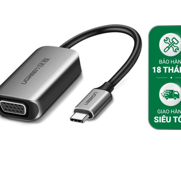 Cáp chuyển Type C sang VGA Full HD UGREEN CM160